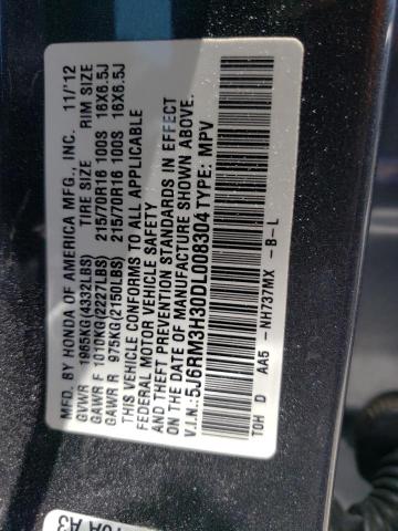 Photo 12 VIN: 5J6RM3H30DL008304 - HONDA CRV 