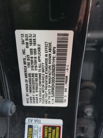 Photo 12 VIN: 5J6RM3H30DL026835 - HONDA CRV 