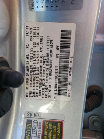 Photo 12 VIN: 5J6RM3H30DL033977 - HONDA CR-V LX 