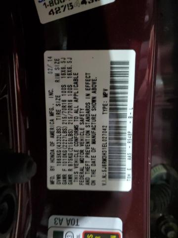 Photo 12 VIN: 5J6RM3H31EL027042 - HONDA CR-V LX 