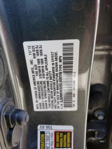 Photo 11 VIN: 5J6RM3H32DL008336 - HONDA CR-V LX 