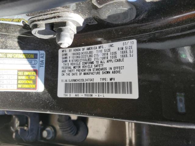 Photo 9 VIN: 5J6RM3H32DL047542 - HONDA CR-V LX 