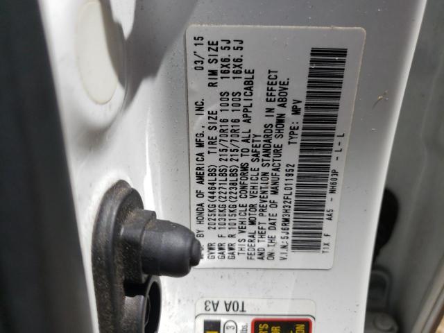 Photo 12 VIN: 5J6RM3H32FL011952 - HONDA CRV 