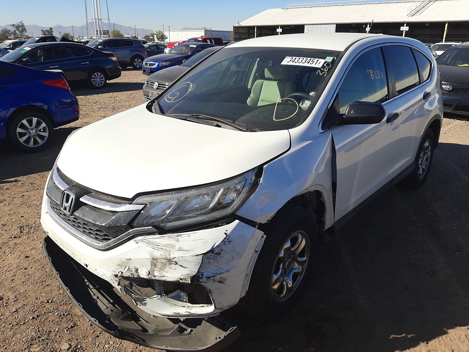 Photo 1 VIN: 5J6RM3H33FL005416 - HONDA CR-V LX 