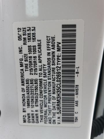 Photo 12 VIN: 5J6RM3H35CL026912 - HONDA CRV 