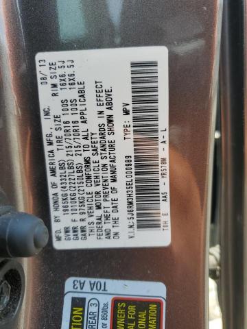 Photo 12 VIN: 5J6RM3H35EL000989 - HONDA CRV 