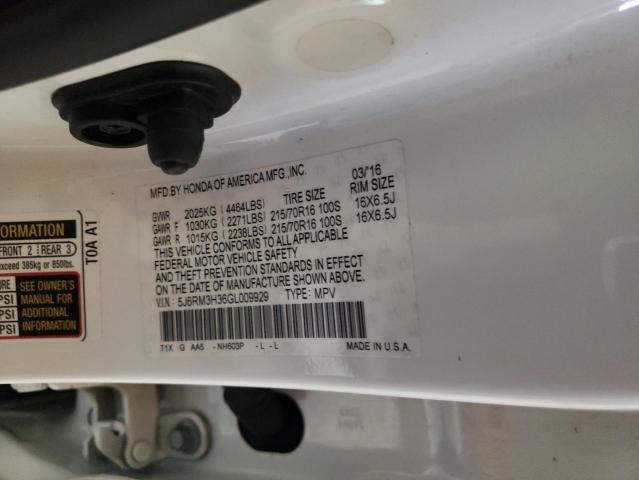 Photo 11 VIN: 5J6RM3H36GL009929 - HONDA CR-V LX 