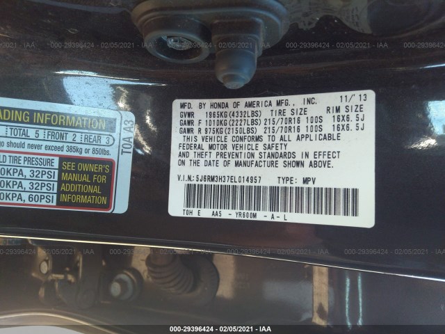 Photo 8 VIN: 5J6RM3H37EL014957 - HONDA CR-V 