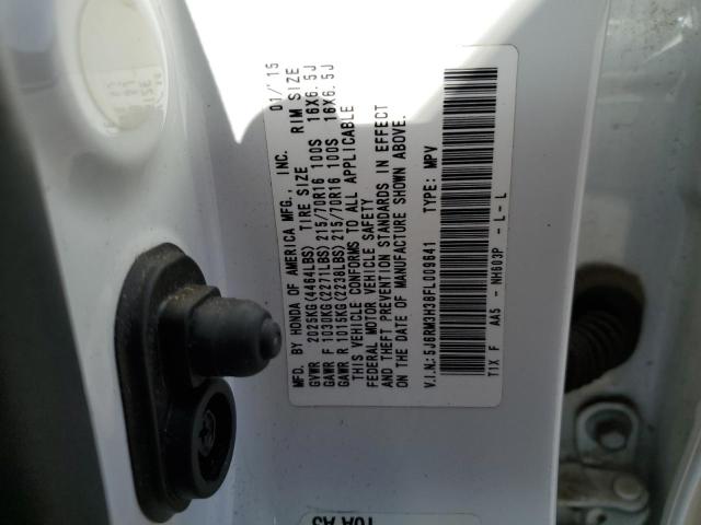 Photo 12 VIN: 5J6RM3H38FL009641 - HONDA CRV 