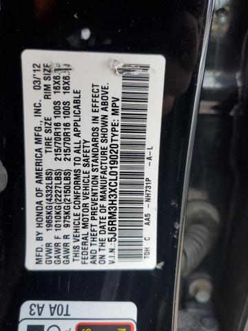 Photo 11 VIN: 5J6RM3H3XCL019020 - HONDA CR-V LX 