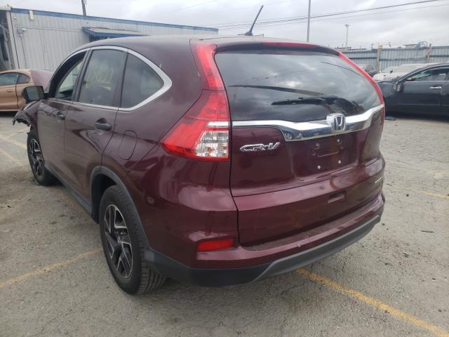 Photo 2 VIN: 5J6RM3H42GL023593 - HONDA CR-V SE 