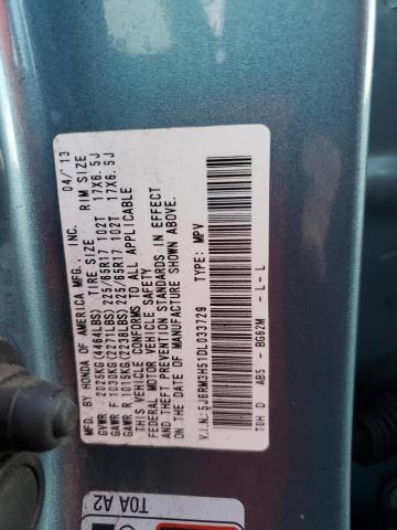 Photo 12 VIN: 5J6RM3H51DL033729 - HONDA CR-V EX 