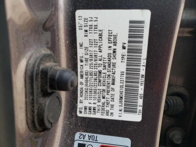 Photo 11 VIN: 5J6RM3H51DL037795 - HONDA CRV 