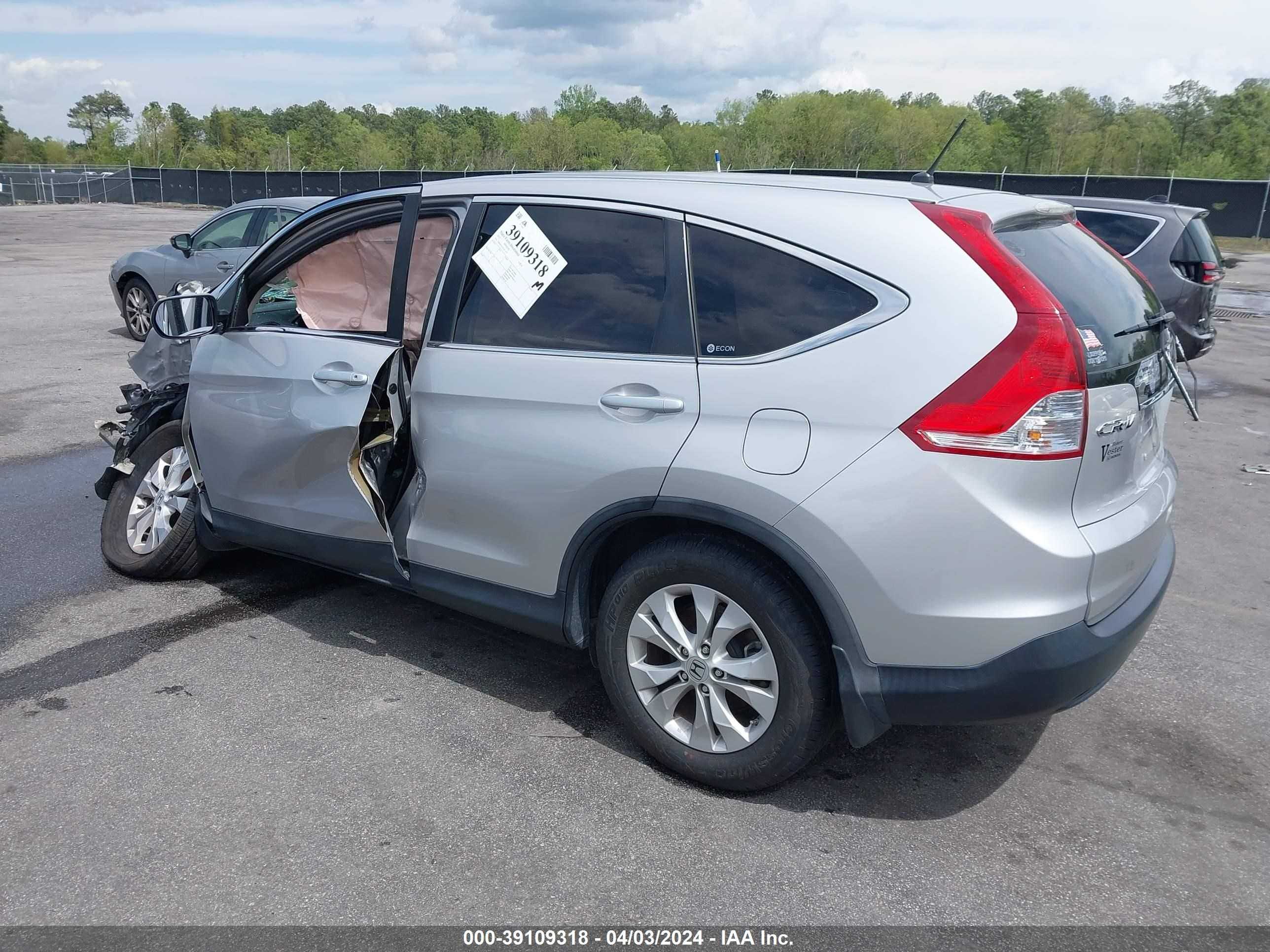 Photo 2 VIN: 5J6RM3H55CL011277 - HONDA CR-V 