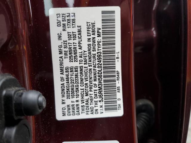 Photo 12 VIN: 5J6RM3H56DL024993 - HONDA CR-V EX 