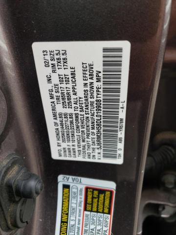 Photo 9 VIN: 5J6RM3H58DL019908 - HONDA CR-V EX 