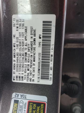 Photo 12 VIN: 5J6RM3H59DL041030 - HONDA CRV 