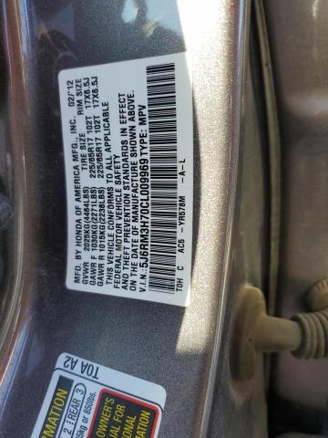 Photo 12 VIN: 5J6RM3H70CL009969 - HONDA CRV 