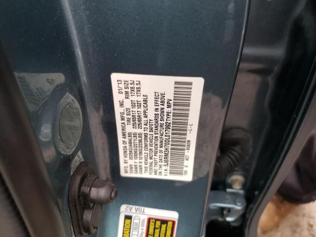 Photo 9 VIN: 5J6RM3H70DL017992 - HONDA CR-V EXL 