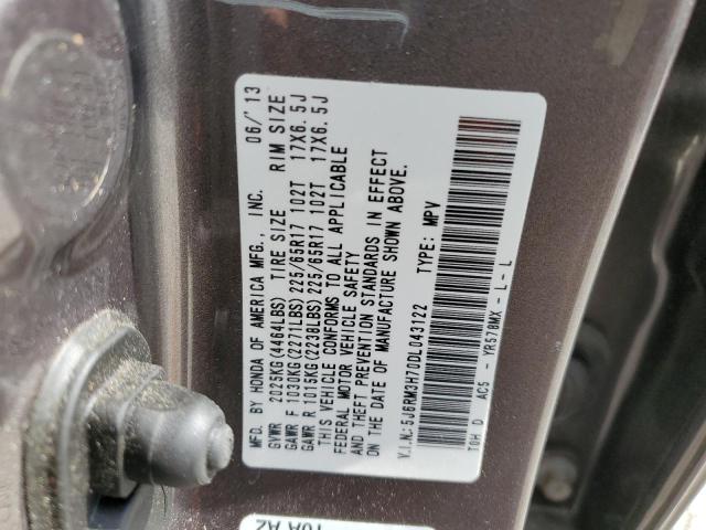 Photo 12 VIN: 5J6RM3H70DL043122 - HONDA CRV 