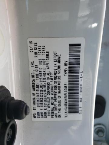 Photo 12 VIN: 5J6RM3H70FL008521 - HONDA CR-V EXL 