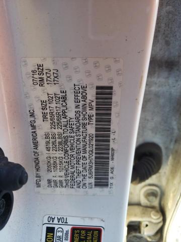 Photo 12 VIN: 5J6RM3H70GL021920 - HONDA CRV 