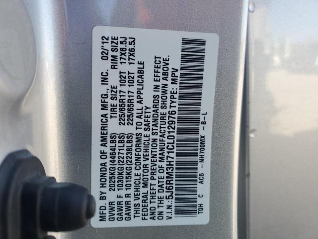 Photo 13 VIN: 5J6RM3H71CL012976 - HONDA CRV 