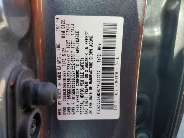 Photo 13 VIN: 5J6RM3H71FL000332 - HONDA CR-V EXL 