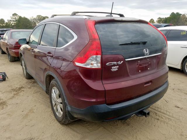 Photo 2 VIN: 5J6RM3H72DL049259 - HONDA CR-V EXL 