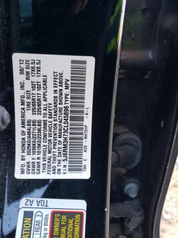 Photo 12 VIN: 5J6RM3H73CL045896 - HONDA CR-V EXL 