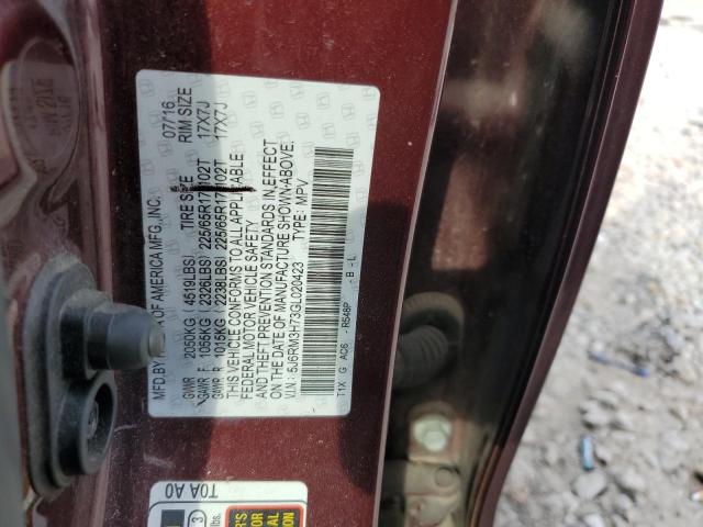 Photo 13 VIN: 5J6RM3H73GL020423 - HONDA CRV 