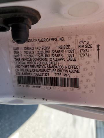 Photo 12 VIN: 5J6RM3H73GL021328 - HONDA CR-V EXL 