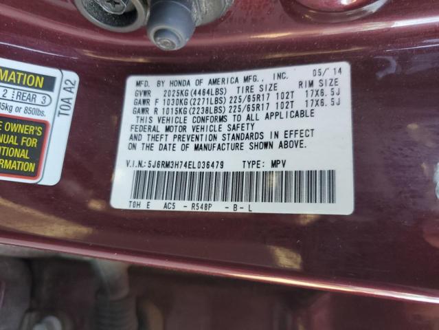 Photo 12 VIN: 5J6RM3H74EL036479 - HONDA CRV 