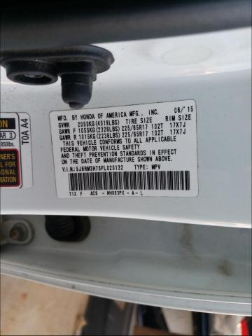 Photo 9 VIN: 5J6RM3H75FL020132 - HONDA CR-V EXL 