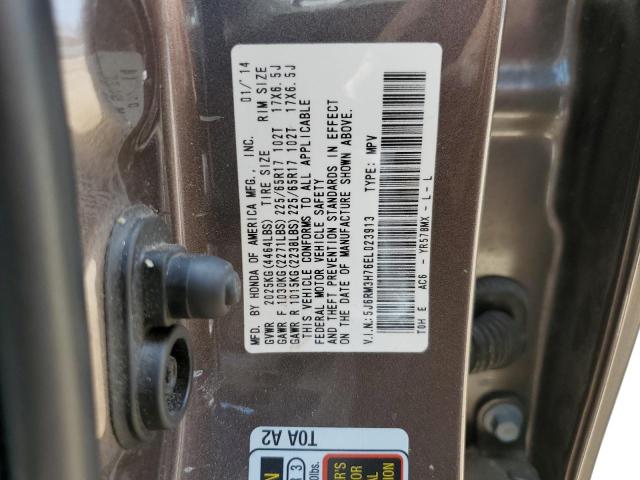 Photo 13 VIN: 5J6RM3H76EL023913 - HONDA CR-V EXL 