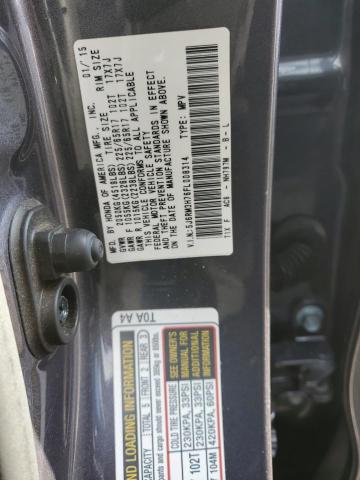 Photo 12 VIN: 5J6RM3H76FL008314 - HONDA CRV 