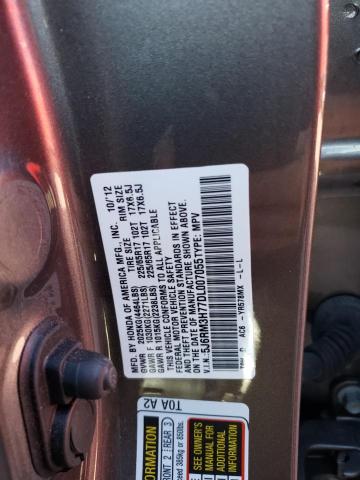 Photo 9 VIN: 5J6RM3H77DL007055 - HONDA CR-V EXL 