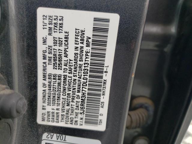 Photo 9 VIN: 5J6RM3H77DL010313 - HONDA CR-V EXL 