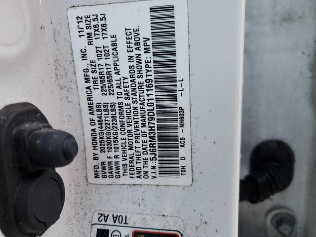 Photo 12 VIN: 5J6RM3H79DL011169 - HONDA CR-V EX-L 