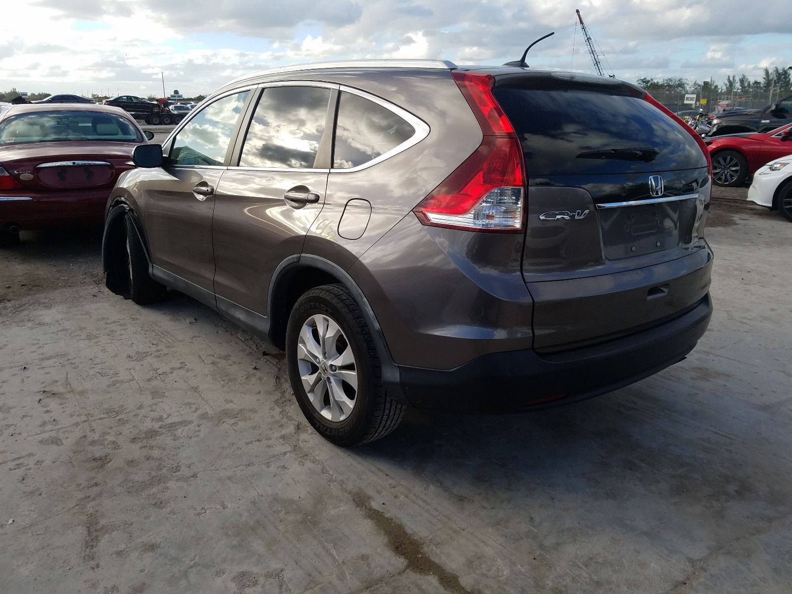 Photo 2 VIN: 5J6RM3H79DL040803 - HONDA CR-V EXL 