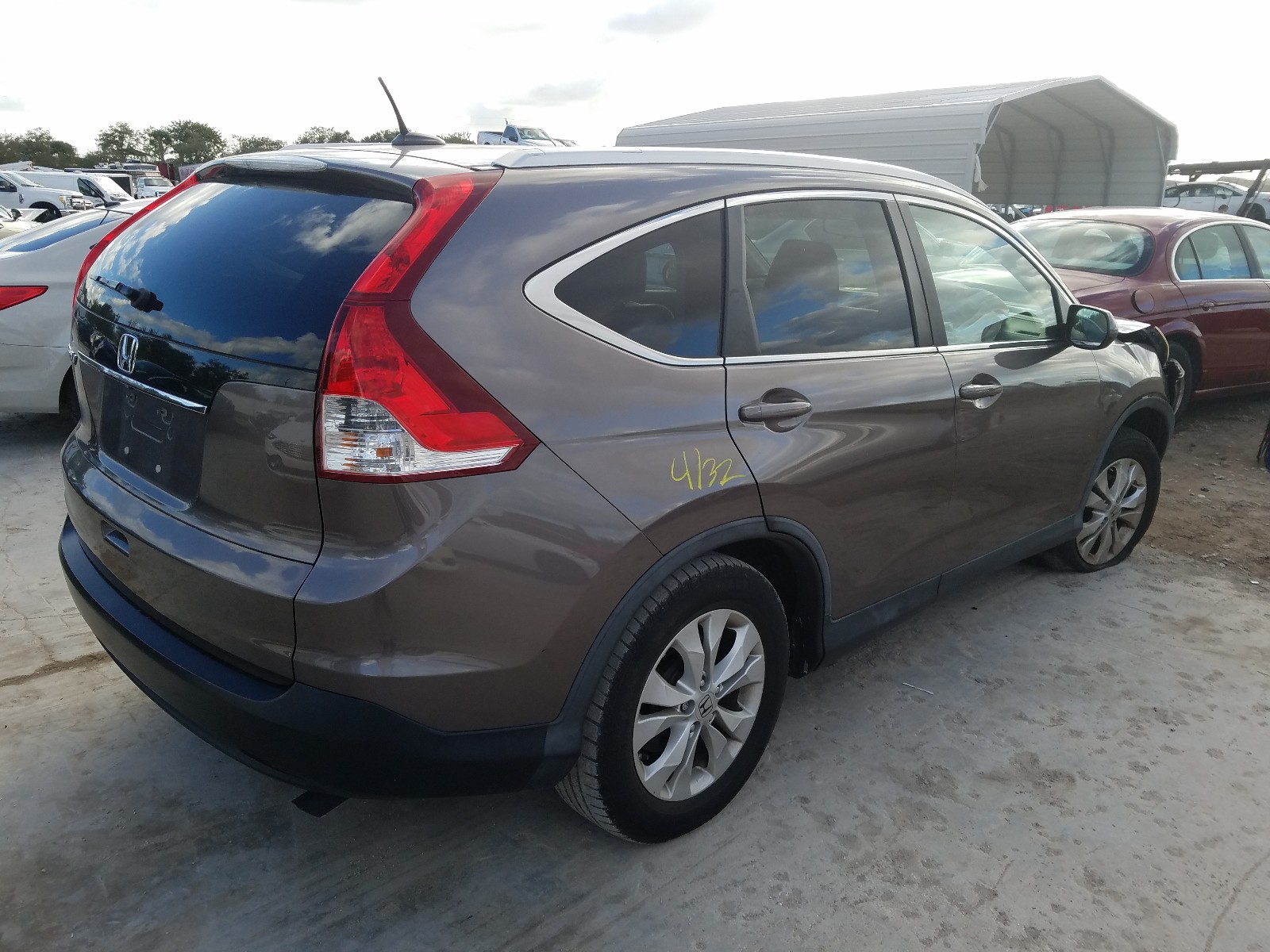 Photo 3 VIN: 5J6RM3H79DL040803 - HONDA CR-V EXL 