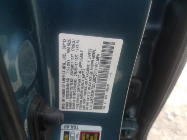 Photo 9 VIN: 5J6RM3H7XDL002500 - HONDA CR-V EXL 