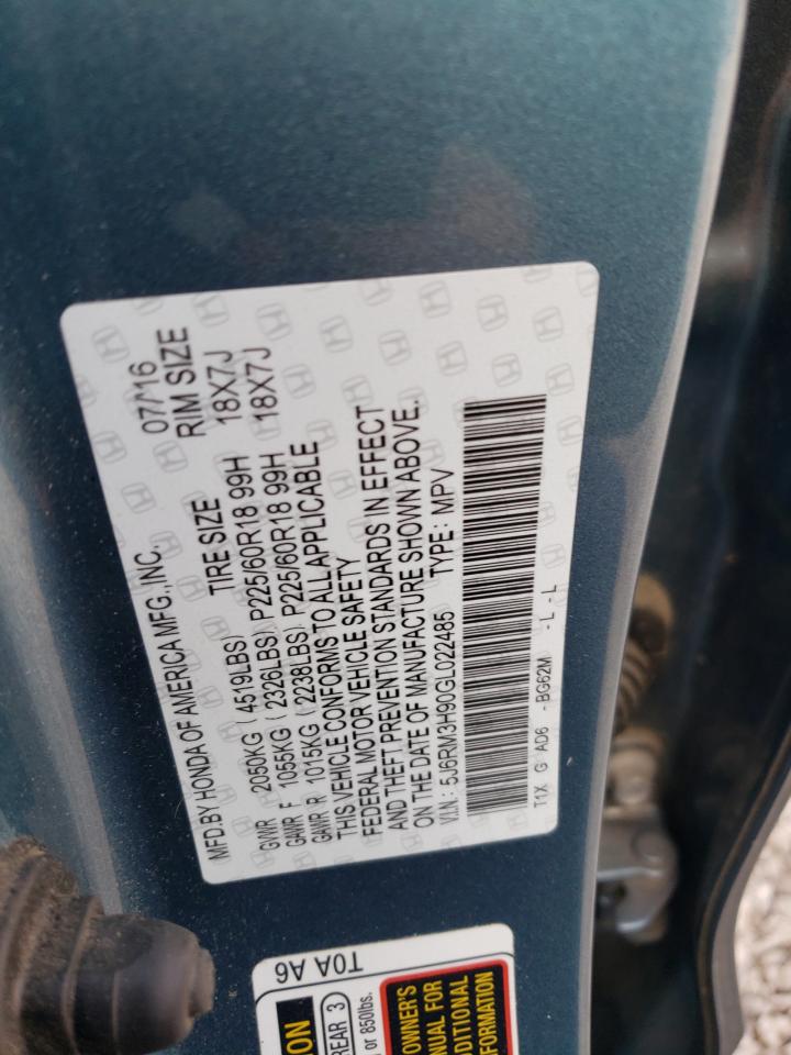 Photo 11 VIN: 5J6RM3H90GL022485 - HONDA CR-V 