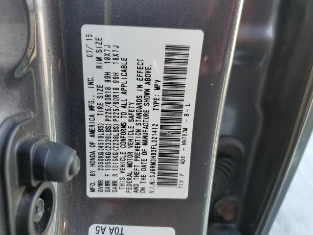 Photo 11 VIN: 5J6RM3H93FL021412 - HONDA CR-V TOURI 