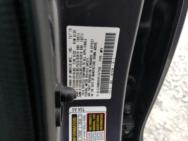 Photo 12 VIN: 5J6RM3H94FL007289 - HONDA CR-V TOURI 