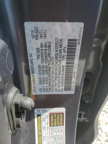 Photo 12 VIN: 5J6RM3H97GL004985 - HONDA CR-V TOURI 