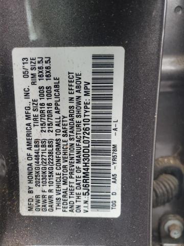 Photo 11 VIN: 5J6RM4H30DL072610 - HONDA CRV 