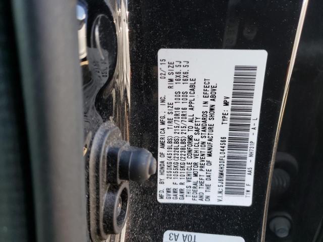 Photo 12 VIN: 5J6RM4H30FL044566 - HONDA CRV 