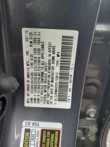 Photo 11 VIN: 5J6RM4H30FL109612 - HONDA CRV 