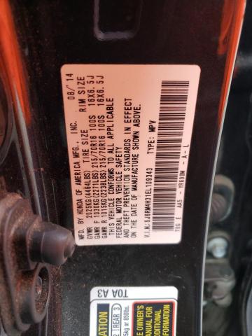 Photo 11 VIN: 5J6RM4H31EL109343 - HONDA CRV 